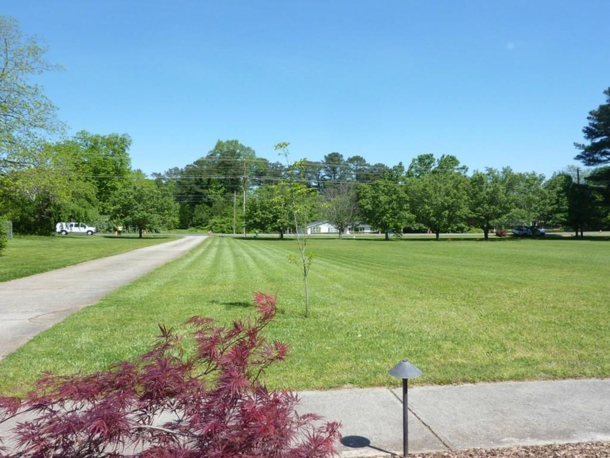 Beautiful 1 acre FRONT yard with plush mature gras