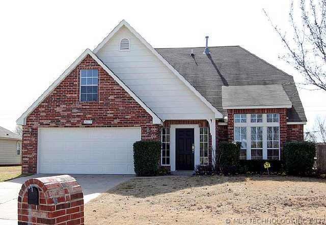 Front of home on limited access street.