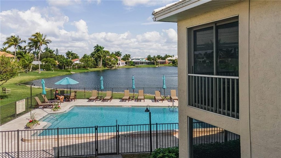 LAKE/POOL VIEW FROM ENCLOSED BALCONY