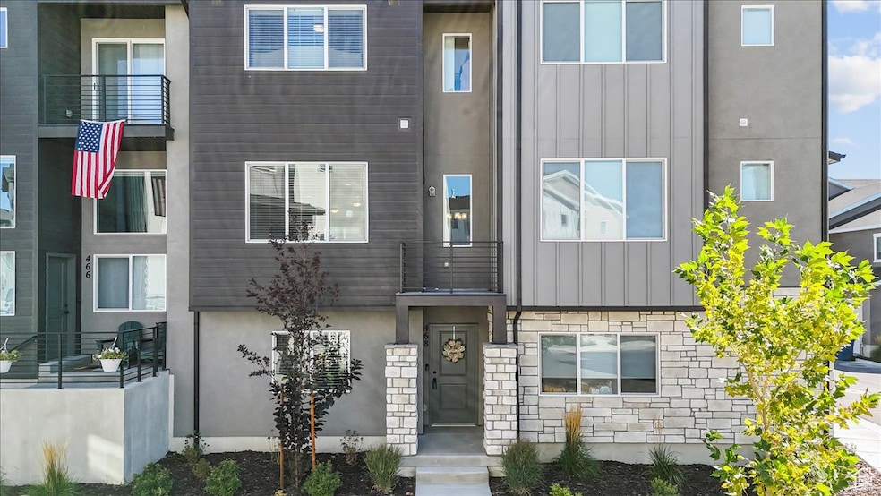 Contemporary home built in 2024 with well maintained landscaping