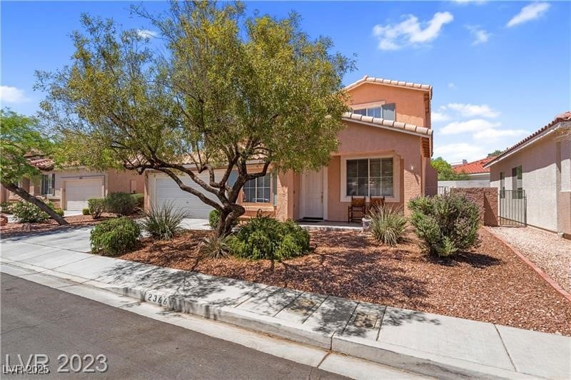 Well landscaped front yard