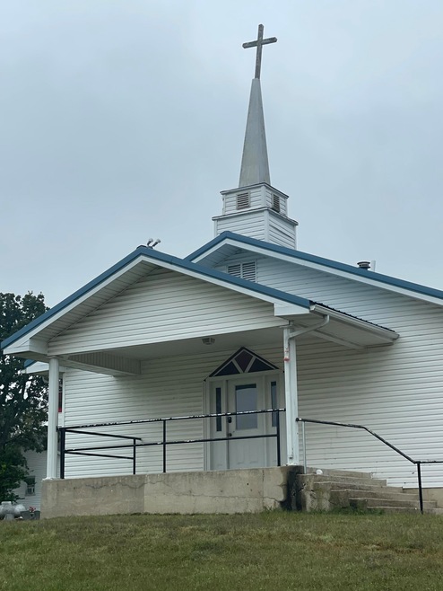 front of church