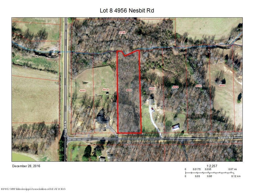 Lot 8 4956 Nesbit Rd aerial