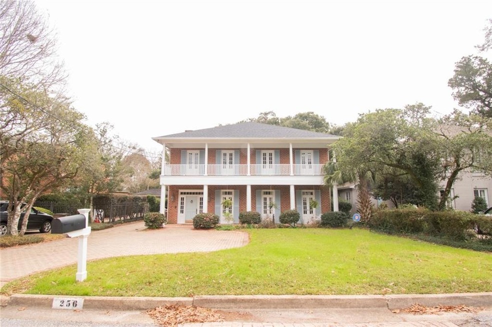 View of front of property featuring a front yard a