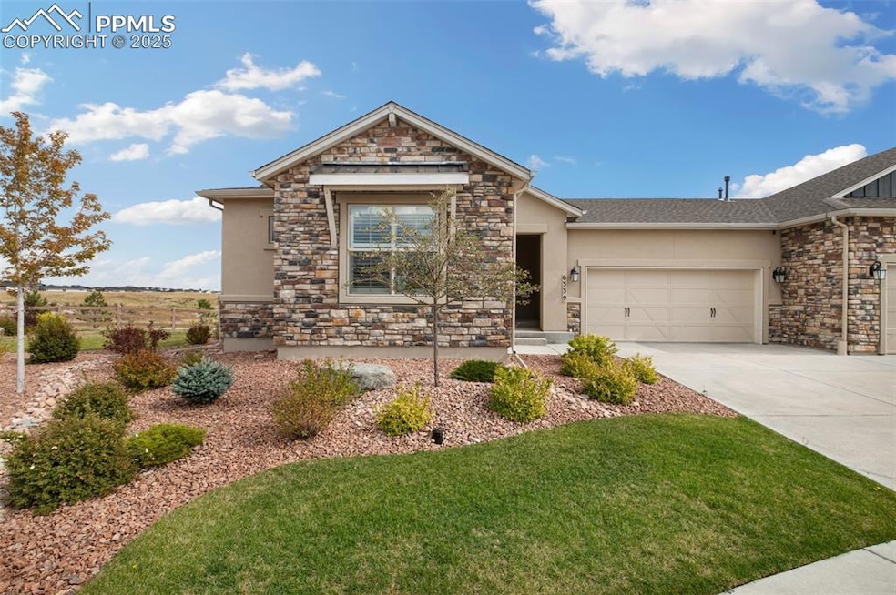 This gorgeous, paired patio home in Wolf Ranch backs to open space. You'll love all the upgrades and main level living!