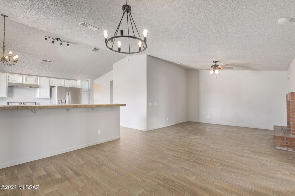 Dining and living room
