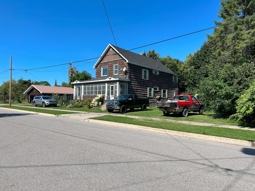 Home and part of yard