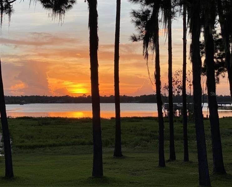 Beautiful sunset view