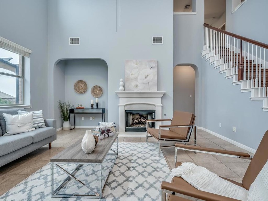 Nook on the left of the gas log fireplace for your media center