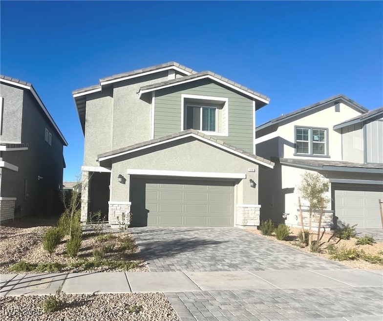 1865 sq feet, 4 bedroom, 2.5 bath, brand new DR Horton home in Henderson Master Plan of Cadence.