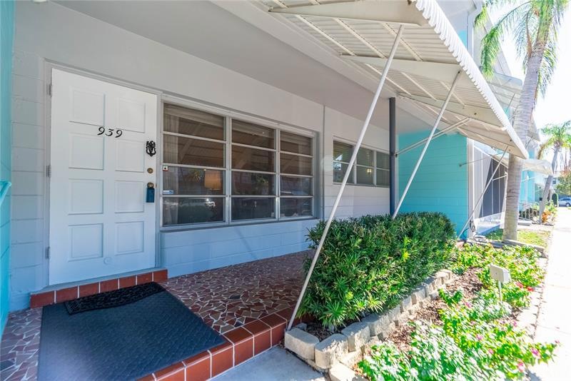 Front Entrance to unit
