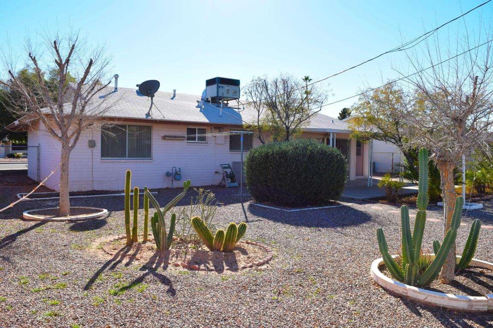 Large private back yard
