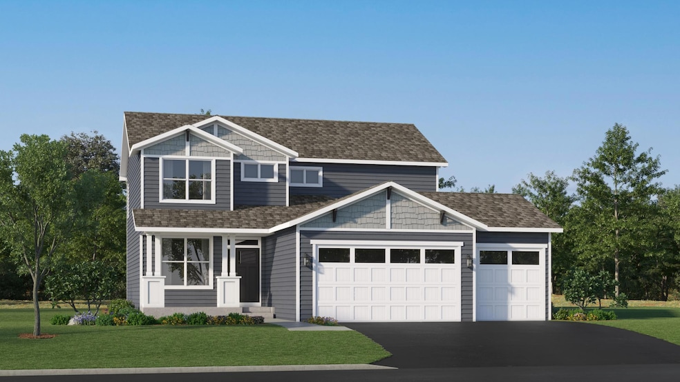 (Exterior rendering, actual homes finishes will vary) Welcome to the Bristol!