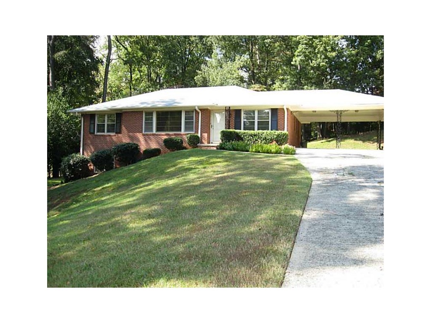 Exterior Front. Beautiful Vinings estate home on a