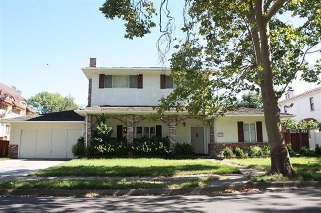 front of property