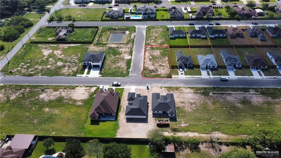 View of drone / aerial view of the corner lot