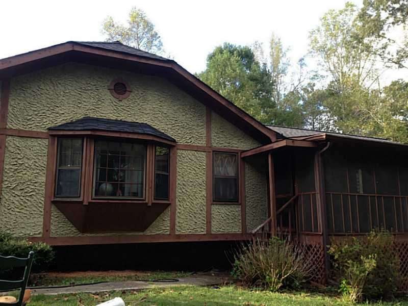Exterior Front. Mountain lodge feel, vaulted ceili