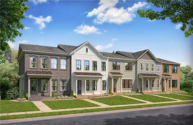 This is a rendering of the exterior of lots 16-20.