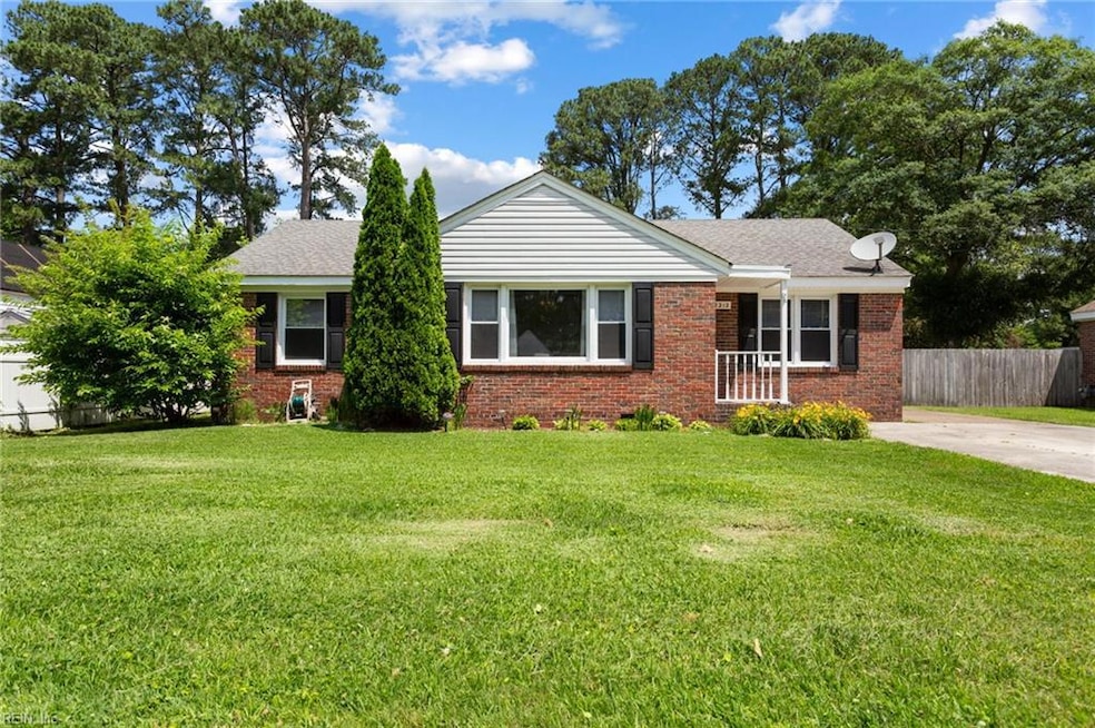 Charming Brick Ranch home on huge lot has many upgrades.