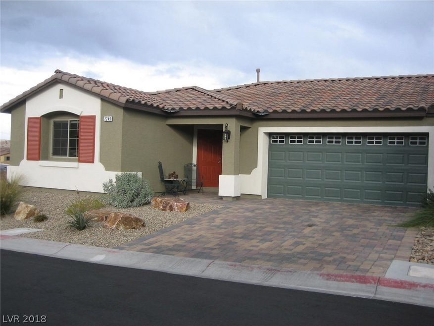 Exterior front, 2car garage