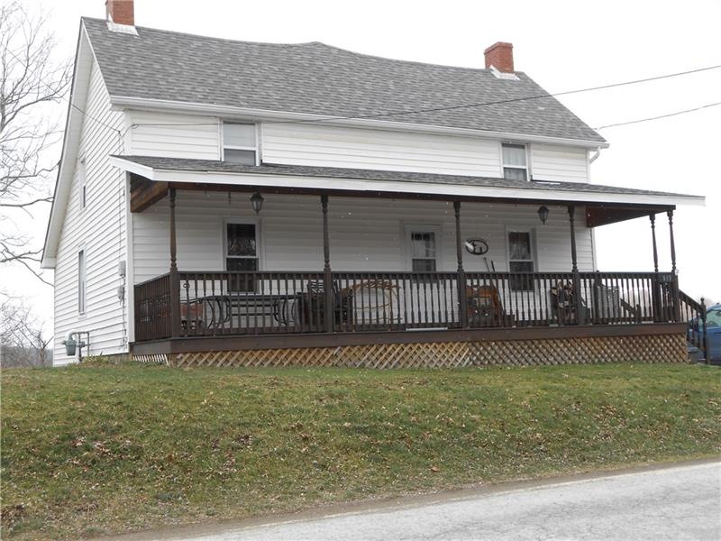 Country porch and all new shingles.