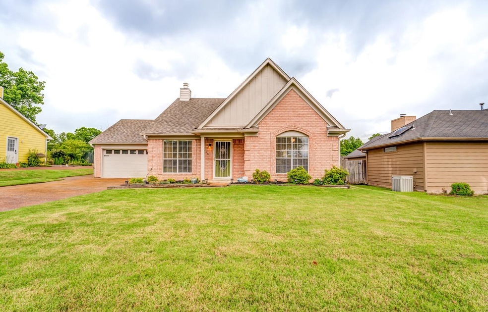 View of front of home with brick siding, central A