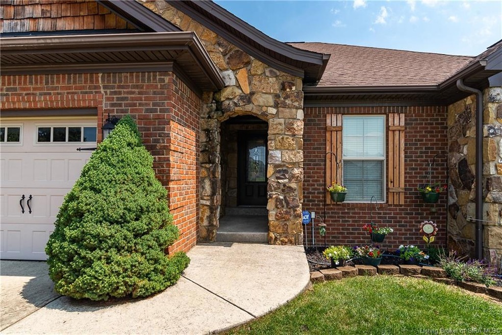 Charming stone/brick/cedar facade