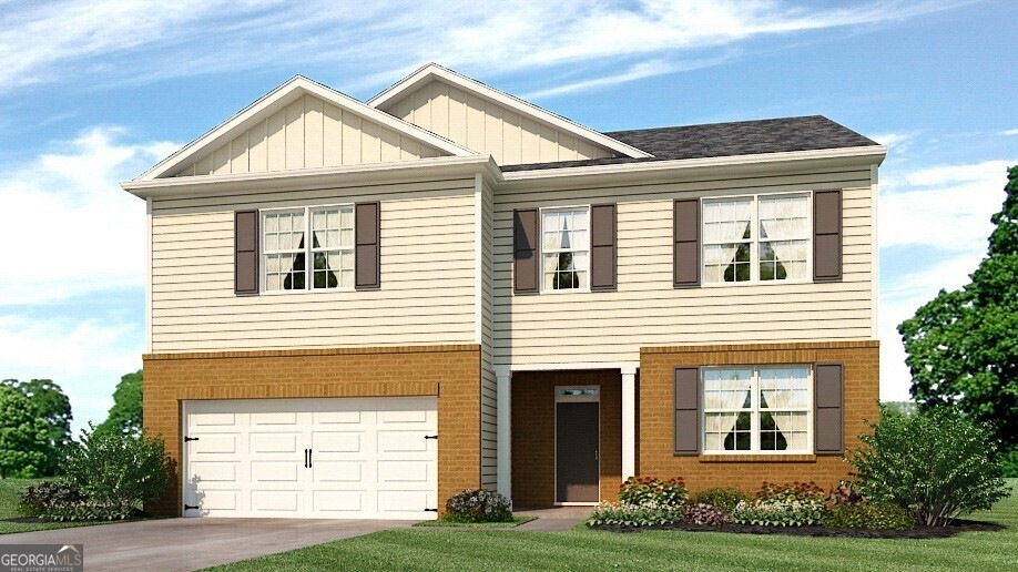 Green Elevation E At Aurora Creek In Dallas, Georg