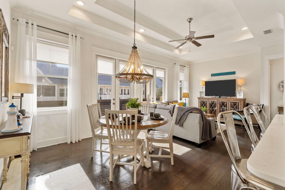 Open Concept Living, Dining and Kitchen