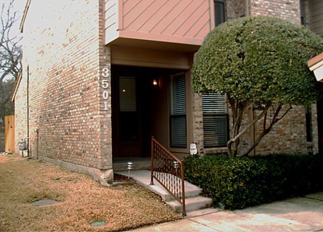 Front elevation view of townhouse