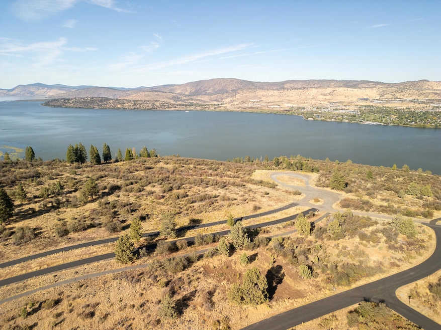 Drone view of property