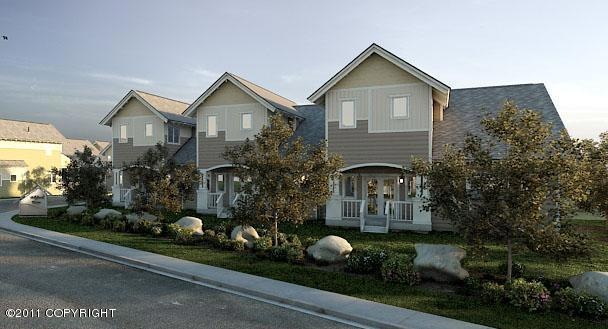 Tri-plex exterior- rendition