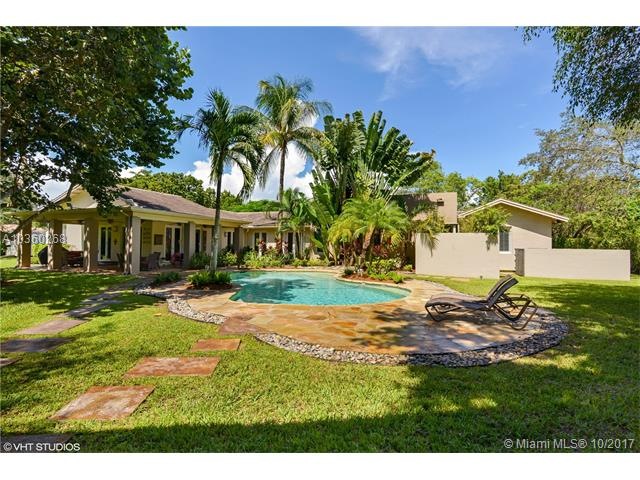 Pool and patio, mosquito misting system on covered