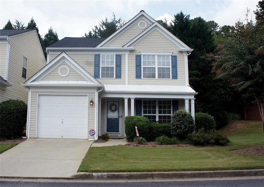 Fabulous two-story, end-unit townhome with a 1-yea