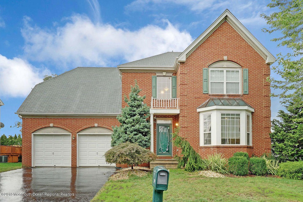 ** Morganville Brick Front Colonial **