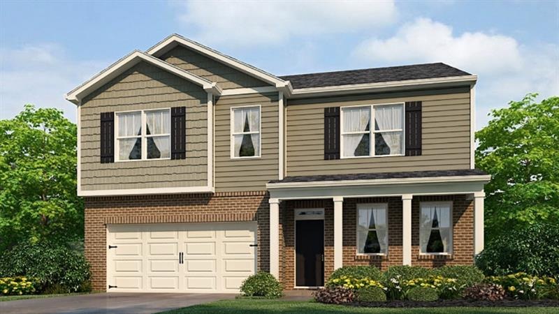 Color rendering. Not actual home. Sample same plan