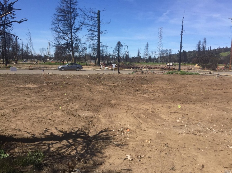 Large level lot in Larkfield Estates.