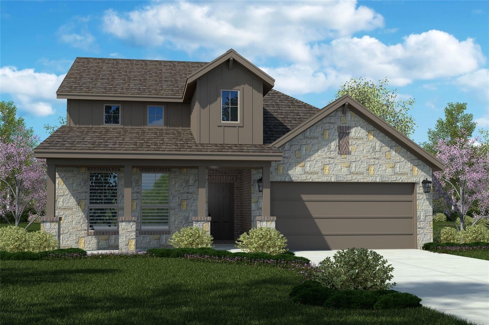 Front Elevation - D.R. Horton's Vail floorplan, el