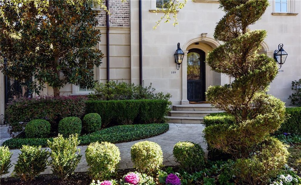 Lovely landscaped approach to this fabulous corner