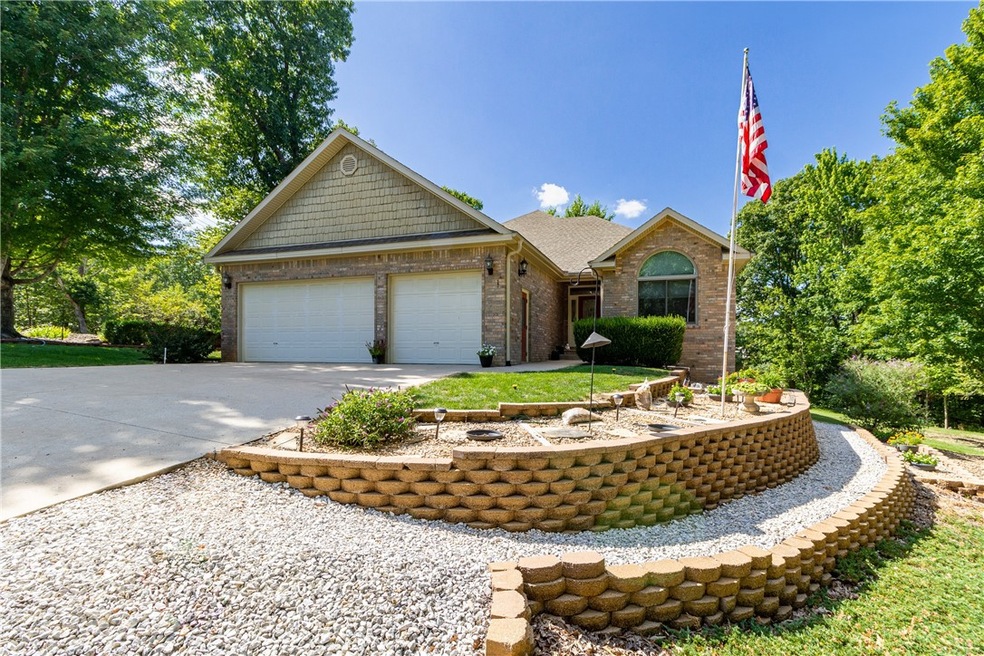 Wonderful curb appeal with custom landscaping