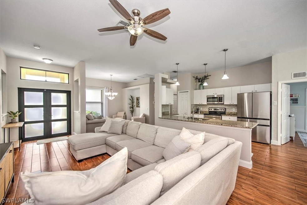 Entry, spacious open concept