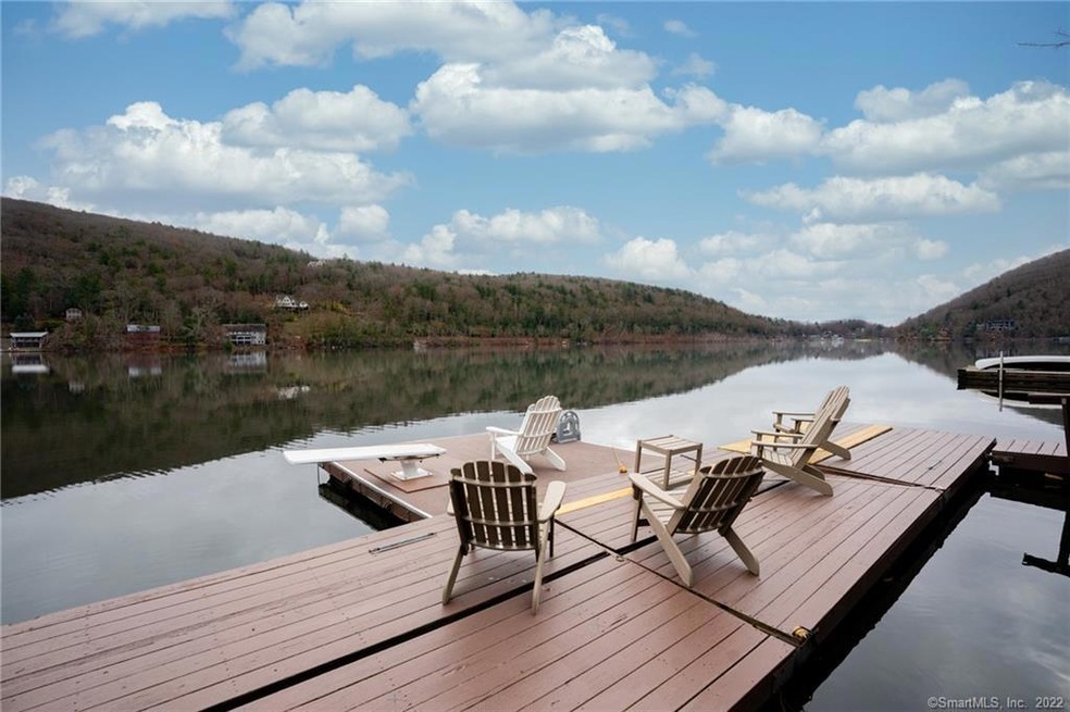 View from private dock for up to 4 boats.