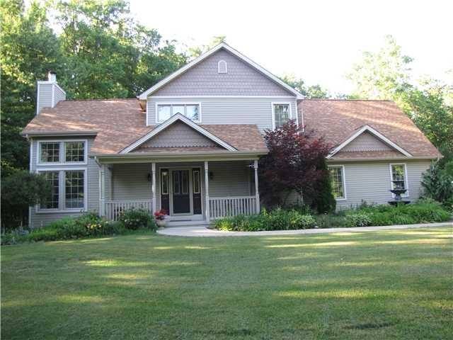 Exterior Front. Custom built by Stickl, traditiona