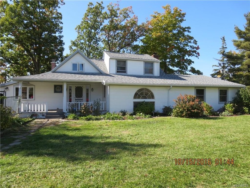 Front Exterior of House situated on 1.29 acres
