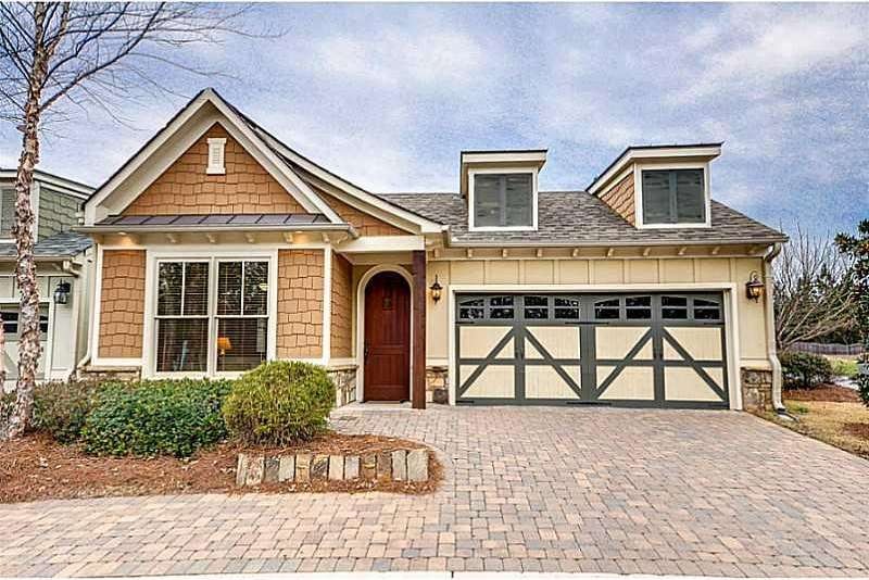 Exterior Front. Stunning European-style home. Dram