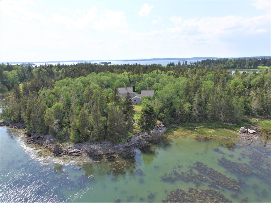 aerial mid tide