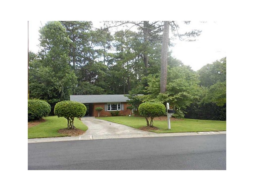 Exterior Front. 4 sides brick with a brick foundat
