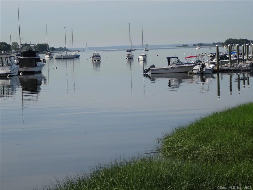 Perfect views across Long Island Sound from front 
