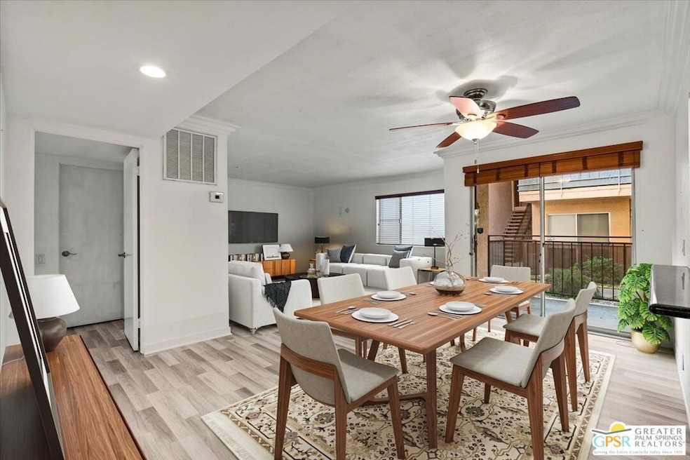 Staged living room