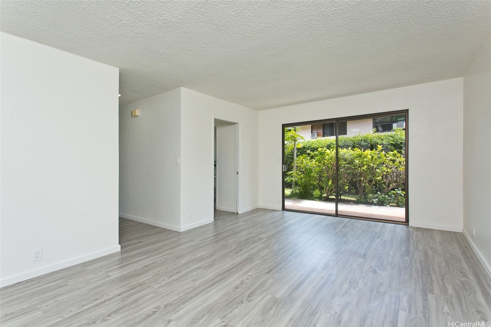 Living room as seen from front door entry